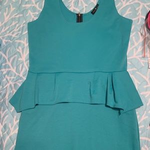 Turquoise dress